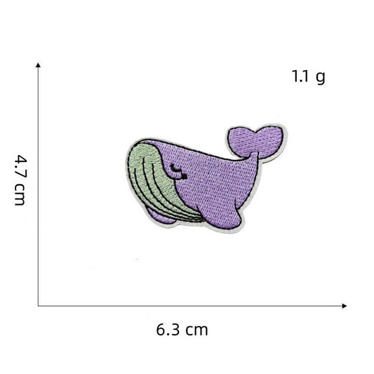 NEW PURPLE SERIES EMBROIDERED CLOTH PATCHES