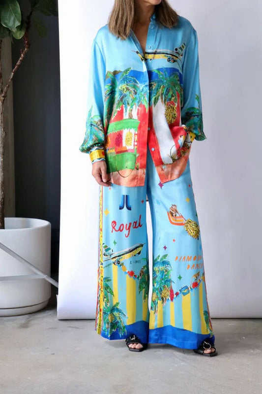 CWSS1233_FASHION PERSONALITY LOOSE CASUAL TWO-PIECE