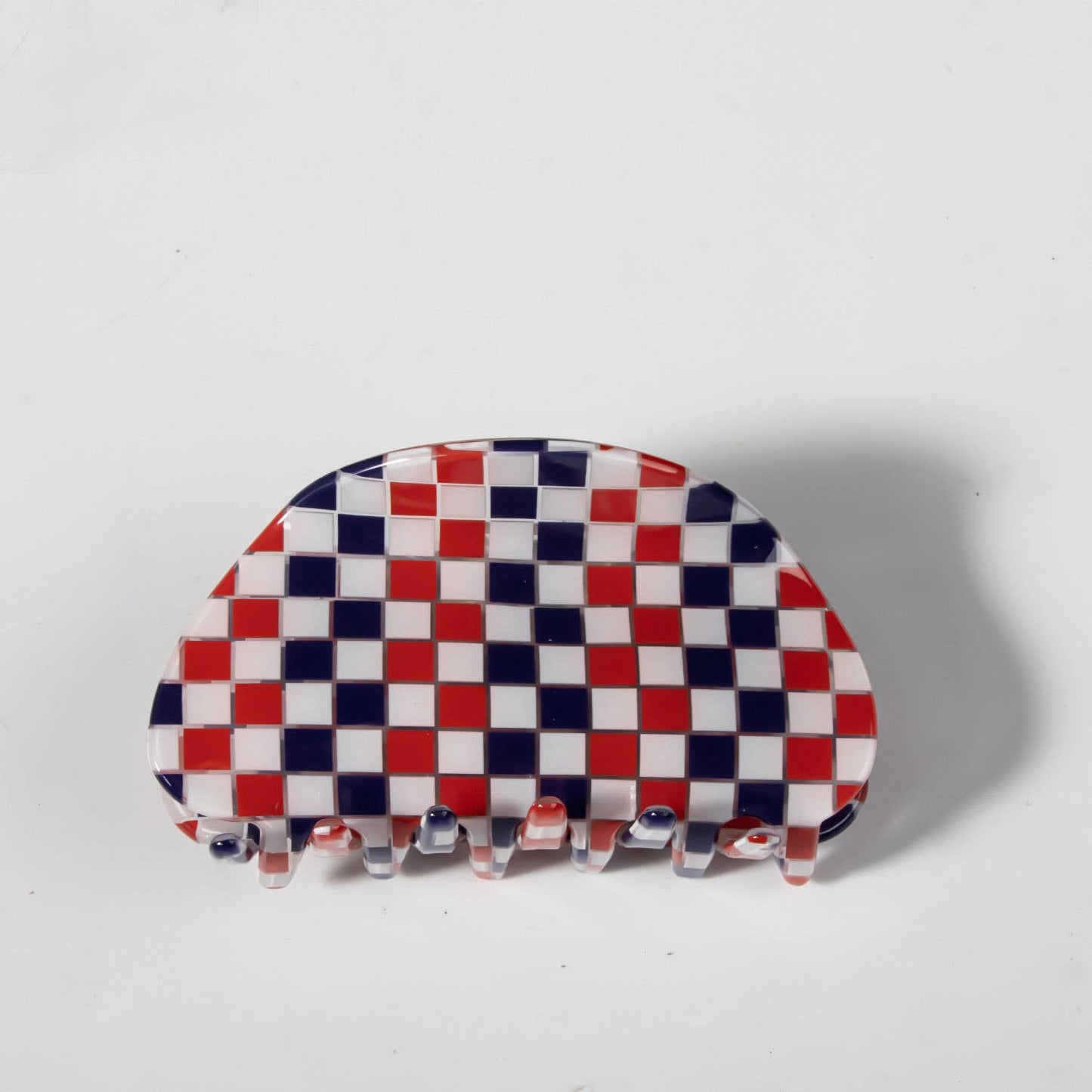 3.1in Mini Plaid Claw Clip for Hair Back Head Use_CWAHA0326