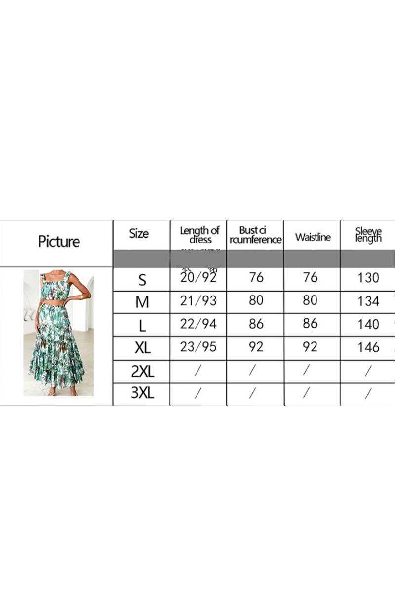 CWSS1274_RETRO SHORT SUSPENDER SKIRT TWO-PIECE SET