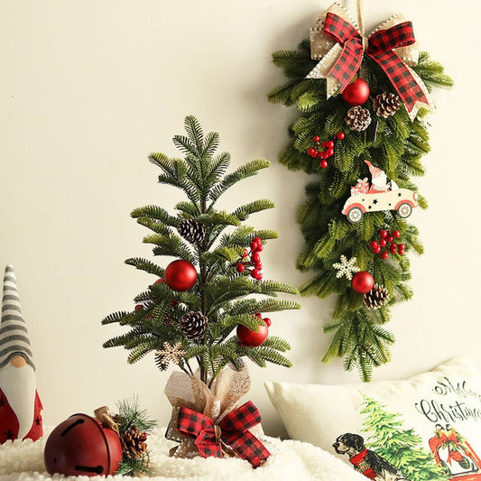 Nordic Style PE Wood Christmas Wreath Decor_CWAJE05400