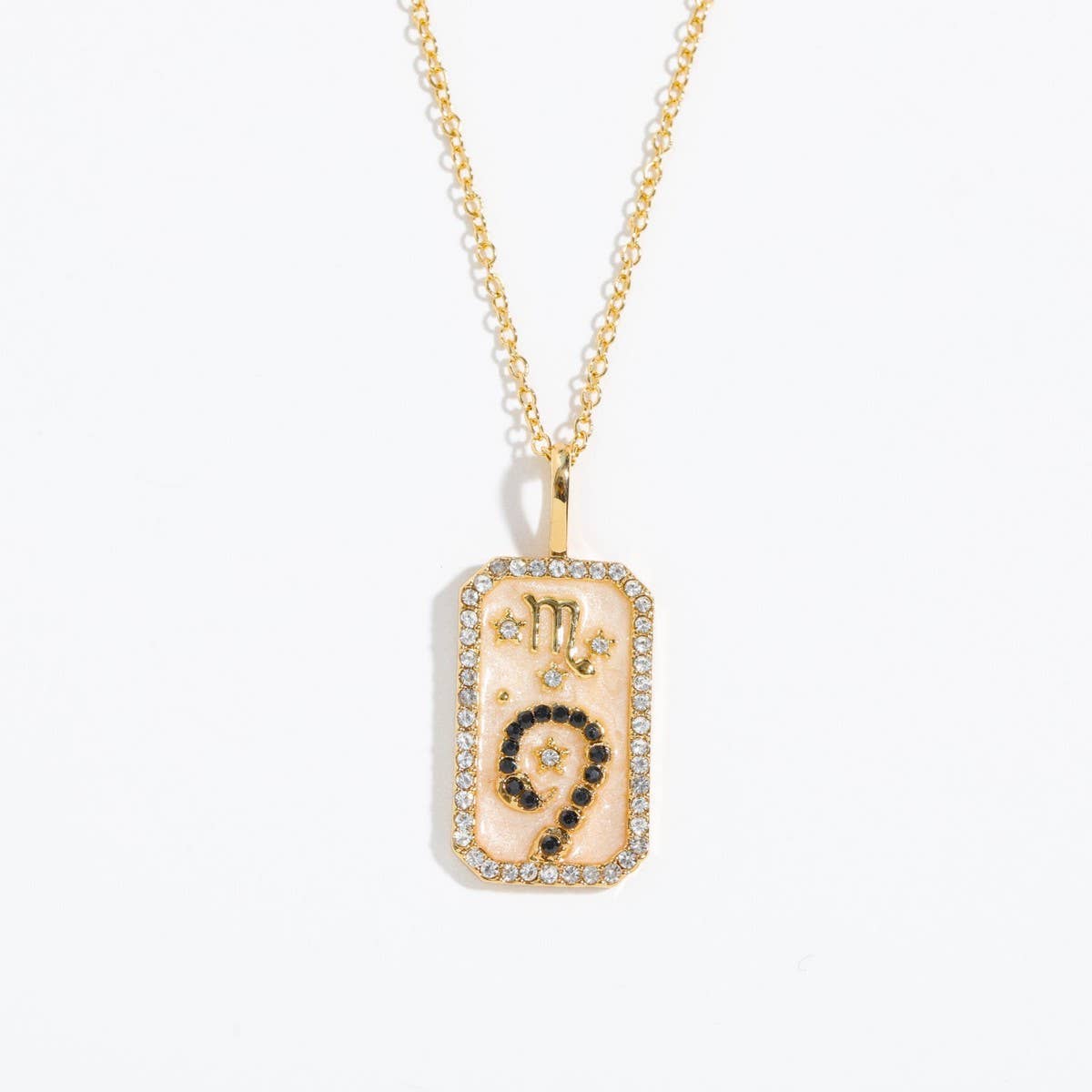 NEW CREATIVE 12 CONSTELLATIONS ZIRCON NECKLACE