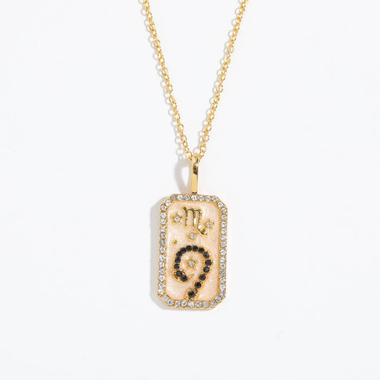 NEW CREATIVE 12 CONSTELLATIONS ZIRCON NECKLACE