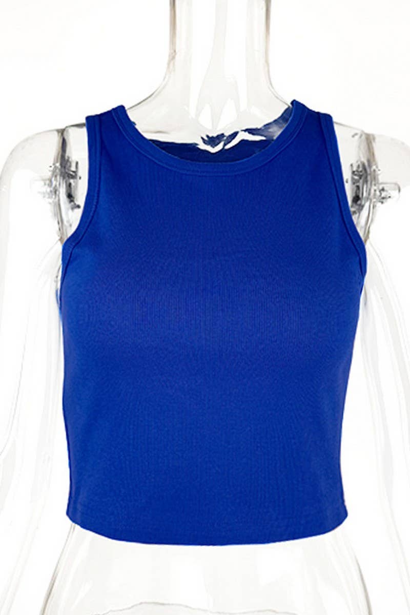 CWTTK0811_SPORTS SHORT SLEEVELESS TIGHT-FITTING VEST