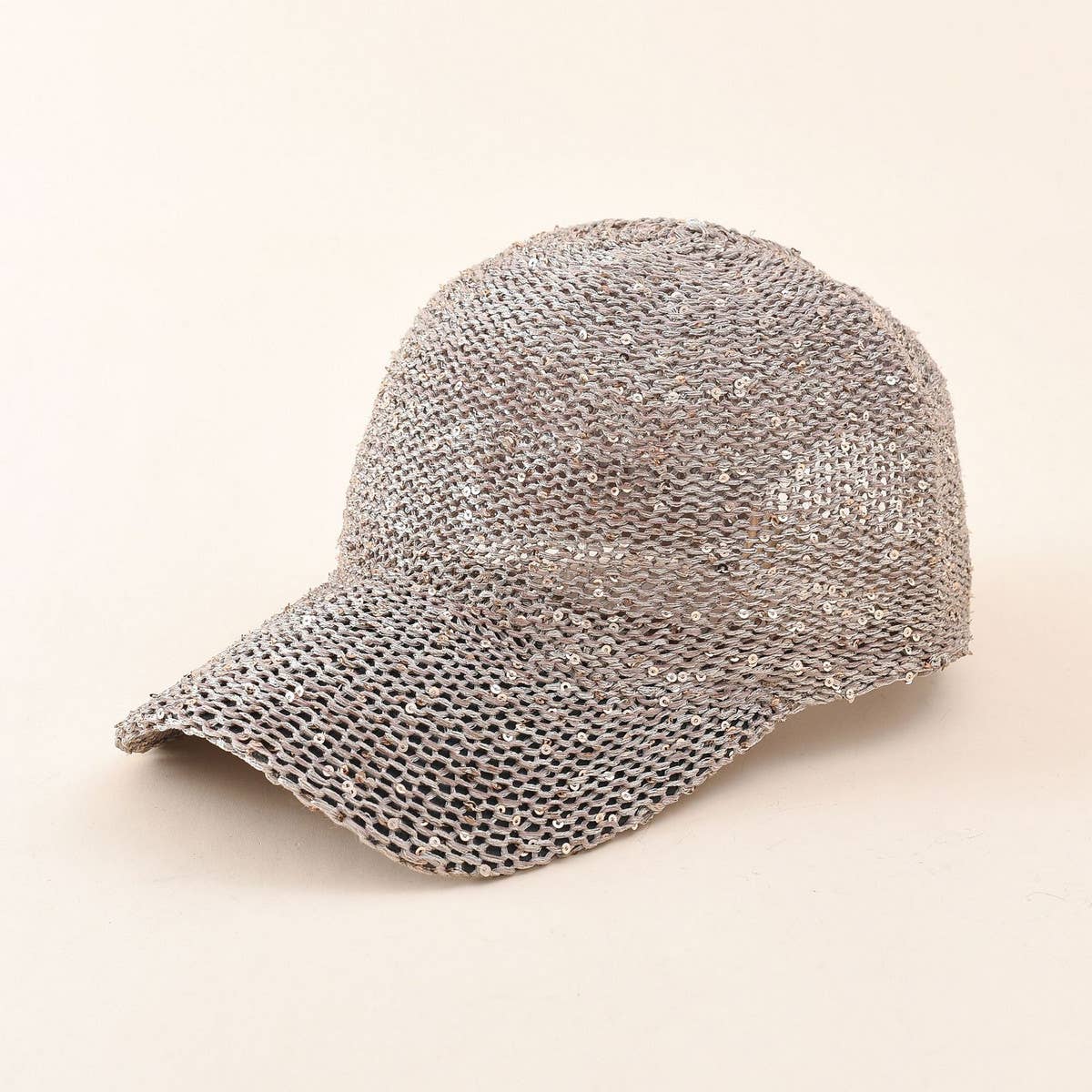 Women?™s Trendy Summer Sequins Baseball Cap Sun Hat CWAH1413