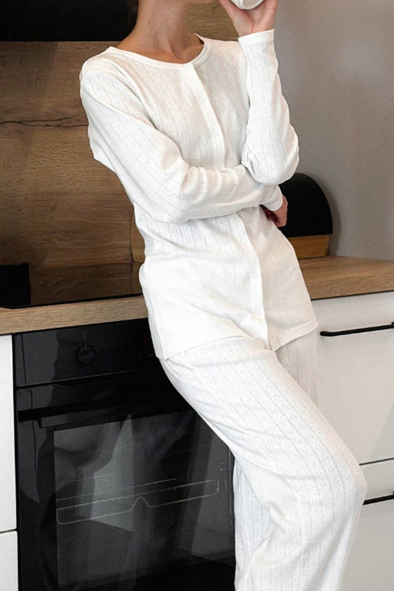 CWSPJ0291_LONG SLEEVE AND LONG PANTS TWO PIECE HOME SUIT