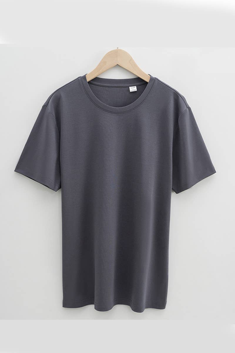 CWTBLS1784_MEN'S HIGH-END ROUND NECK SHORT SLEEVED T-SHIRT