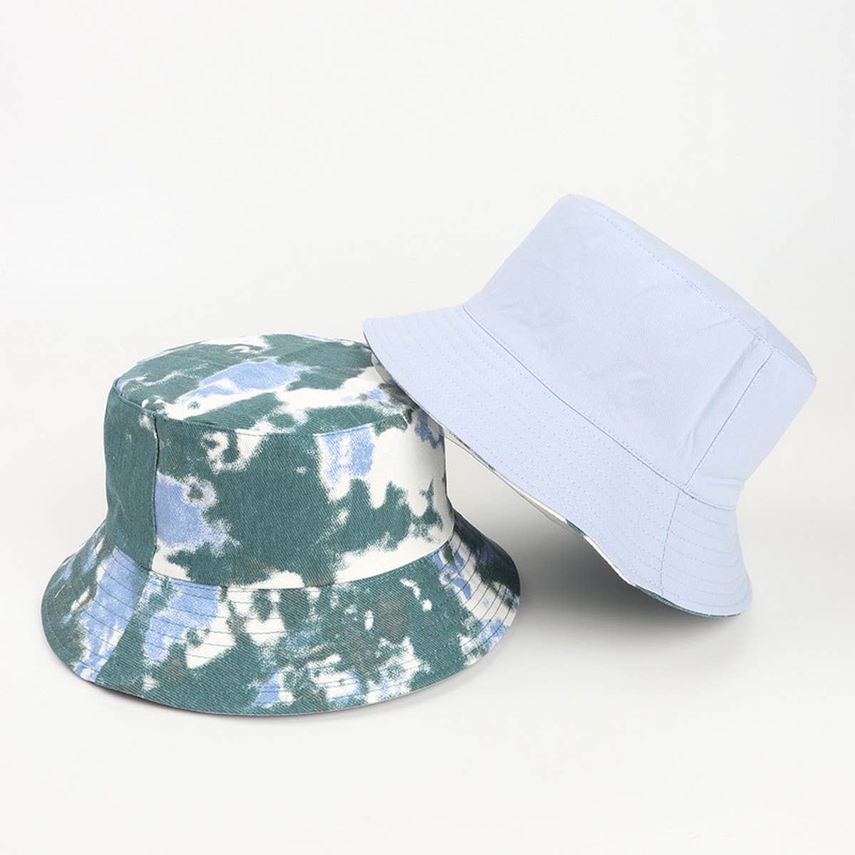CWAH1517_TIE DYE REVERSIBLE SUNSCREEN BUCKET HAT