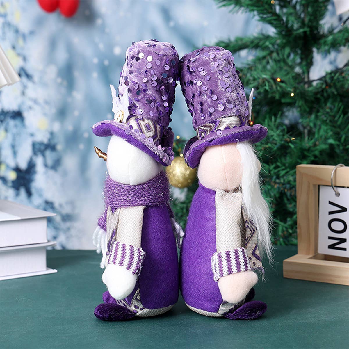 CWMM9417_CHRISTMAS SANTA CLAUS CREATIVE DOLL ORNAMENTS