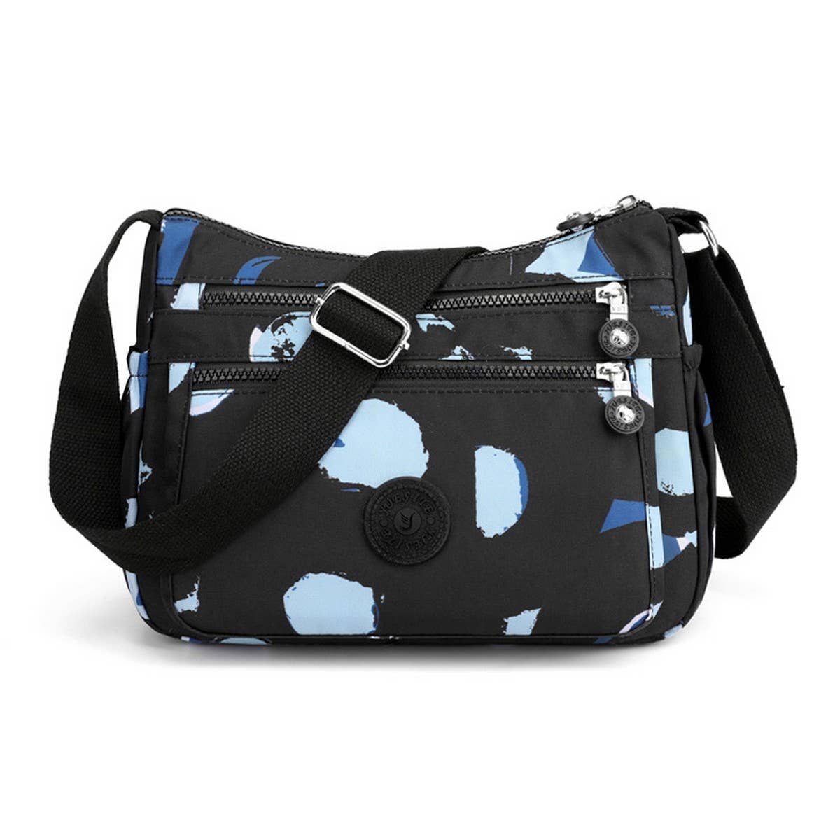 SIMPLE AND ELEGANT NYLON CROSSBODY SHOULDER BAG