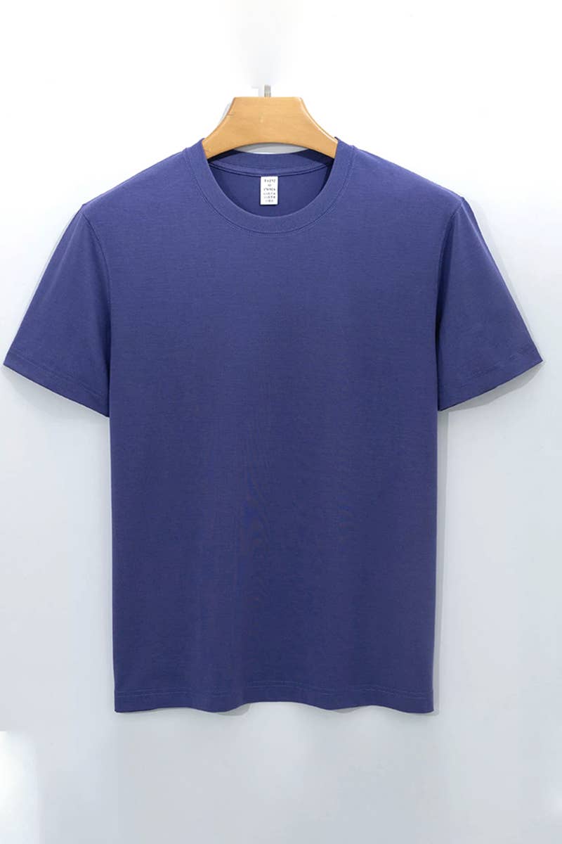 CWTBLS1786_MEN'S FASHION ROUND NECK SHORT SLEEVE T-SHIRT