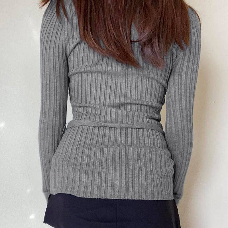 CONTRASTING COLOR POLO COLLAR FAKE TWO T-SHIRTS