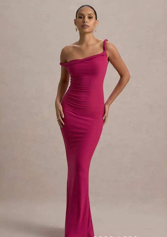 CWDMD01078_FLORAL BODYCON ELEGANT COCKTAIL LONG DRESS