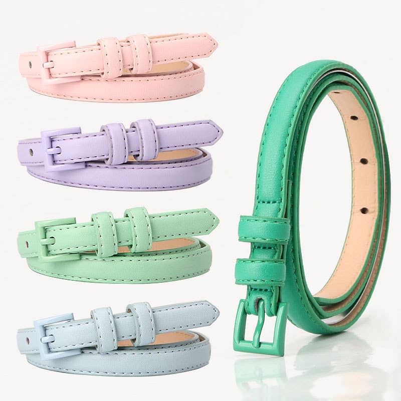 Fashionable versatile trendy dopamine women belt