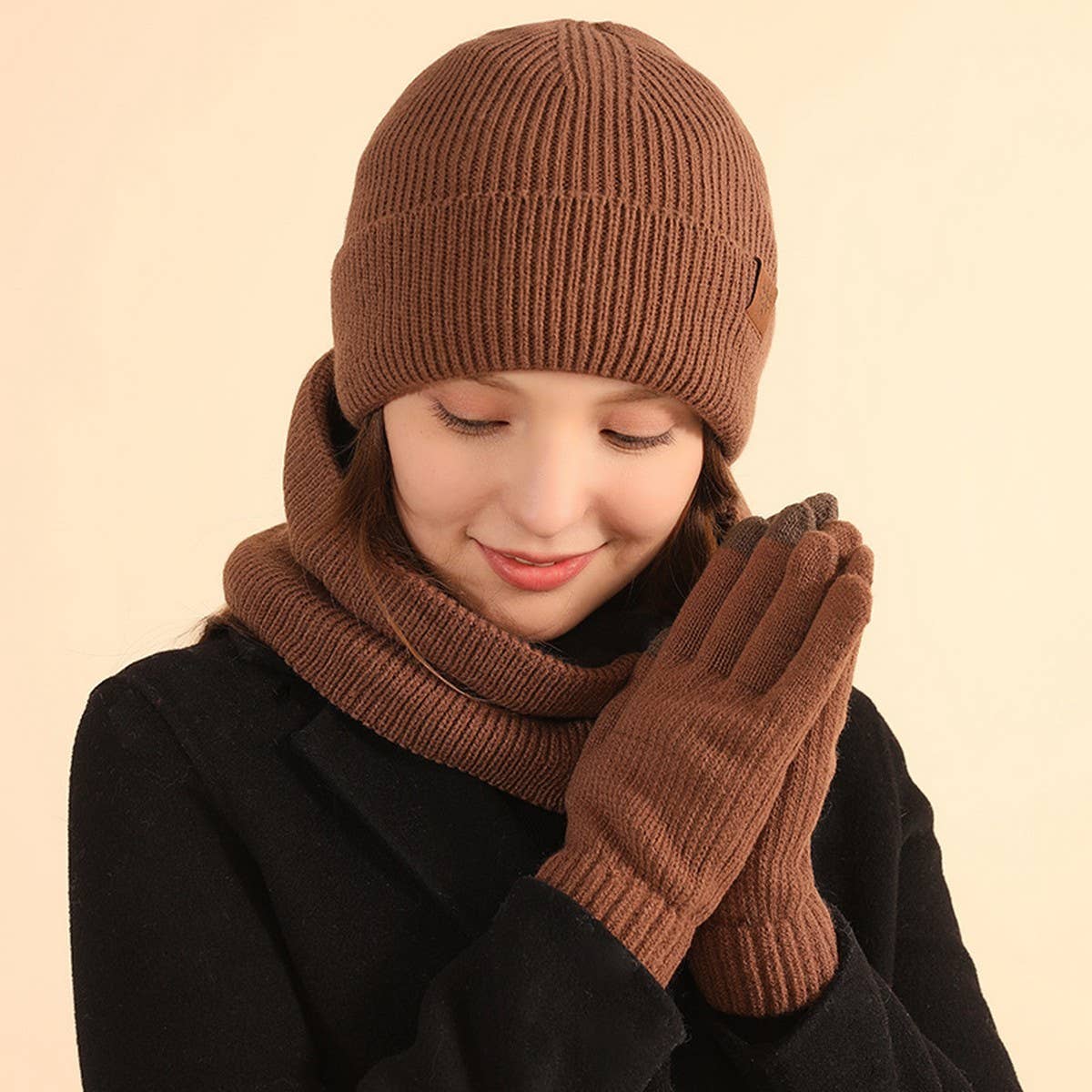 OUTDOOR TOUCH SCREEN COLD-PROOF THREE-PIECE SET_CWMM2809