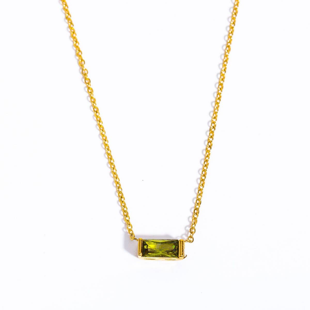 Vintage Artistic Birthstone Necklace