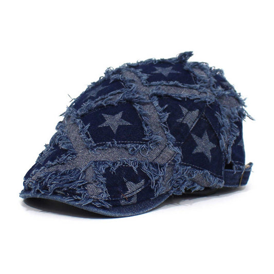 2024 NEW FASHION PLAID CAMOUFLAGE BERET_CWAB2921