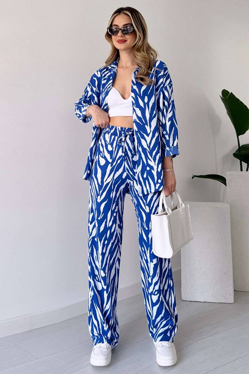 CWSS1062_SPRING WOMEN'S FASHION CASUAL TWO-PIECE SUIT