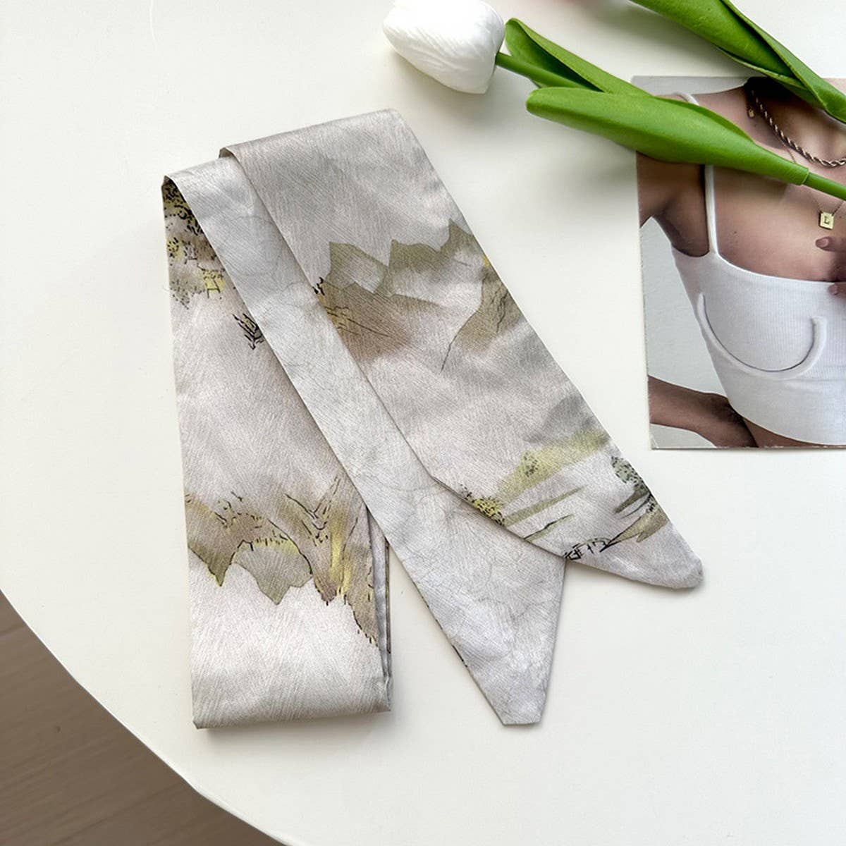 FASHIONABLE HIGH-END INK PAINTING STYLE HEADBAND