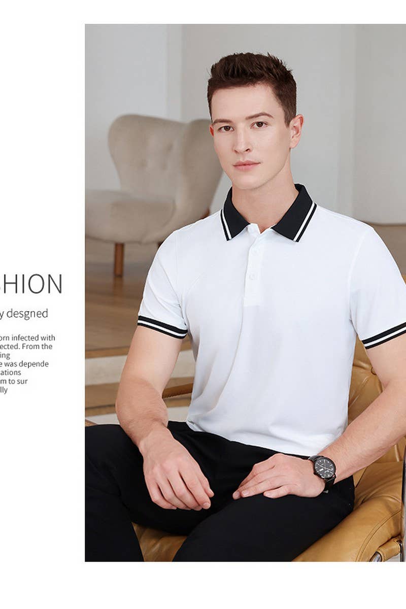 CWTBLS02423_CUSTOM COLLARED POLO WORK SHIRT