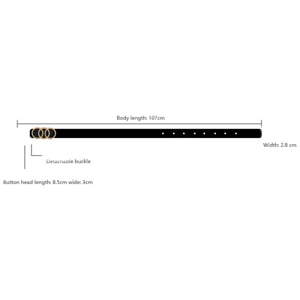 WOMEN WOIST GIRDLE DECORATION BELT_CWABE0125