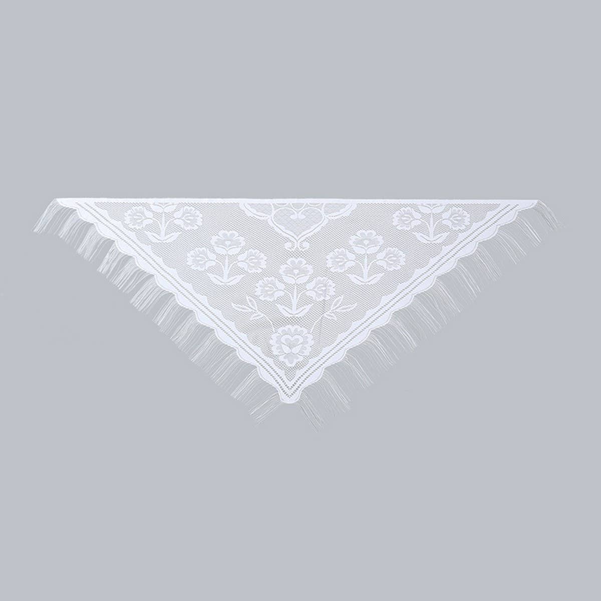 SUMMER WAISTCOAT HOLLOW TASSEL TRIANGLE SHAWL