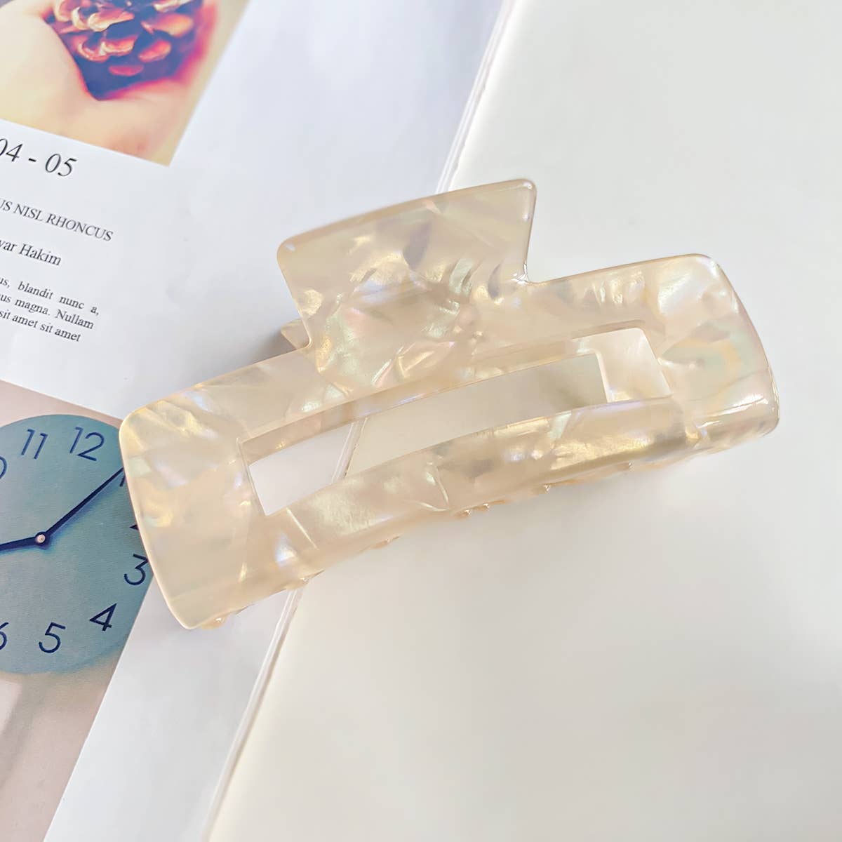 Iridescent Mermaid imitation acetic acid clip