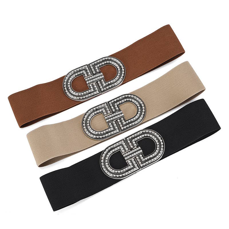 Diamond-encrusted versatile belt with diamonds