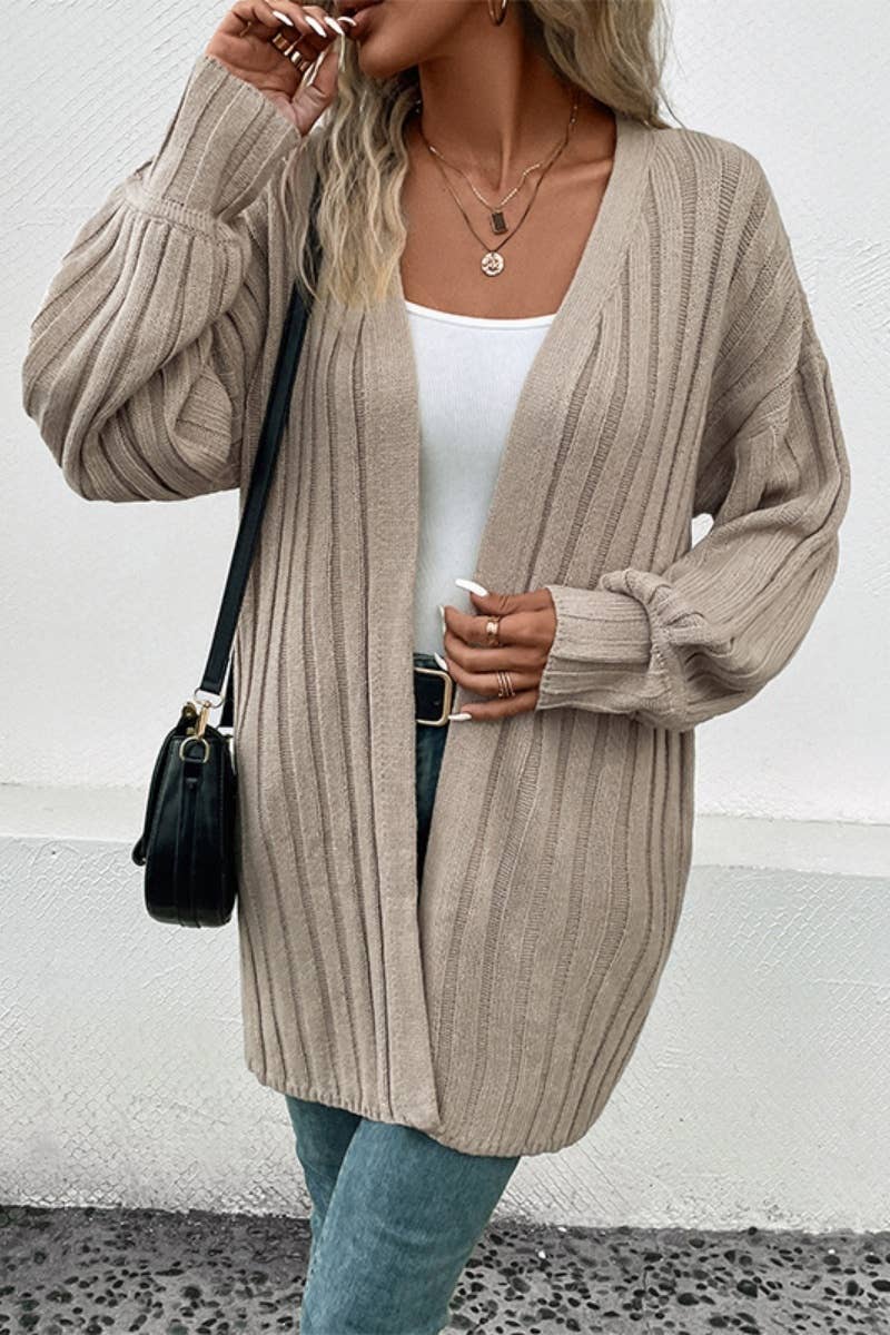 CWOCAL2150_SOLID COLOR LONG SLEEVE CARDIGAN IN WINTER