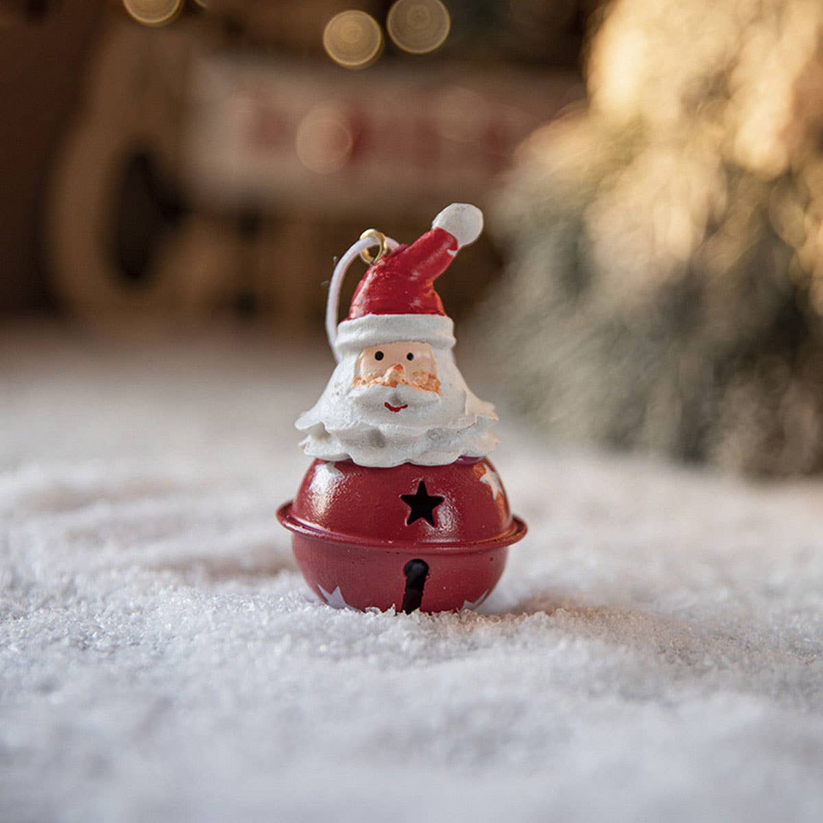 CWMM10396_CHRISTMAS PAINTED BELL SNOWMAN ORNAMENT DECOR