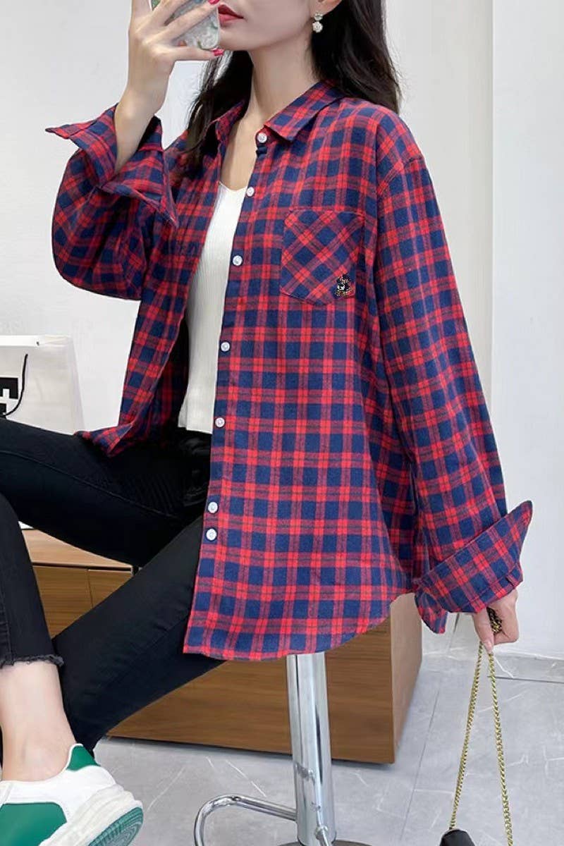 CWOCO0989_LOOSE COTTON MID-LENGTH BRUSHED SHIRT COAT