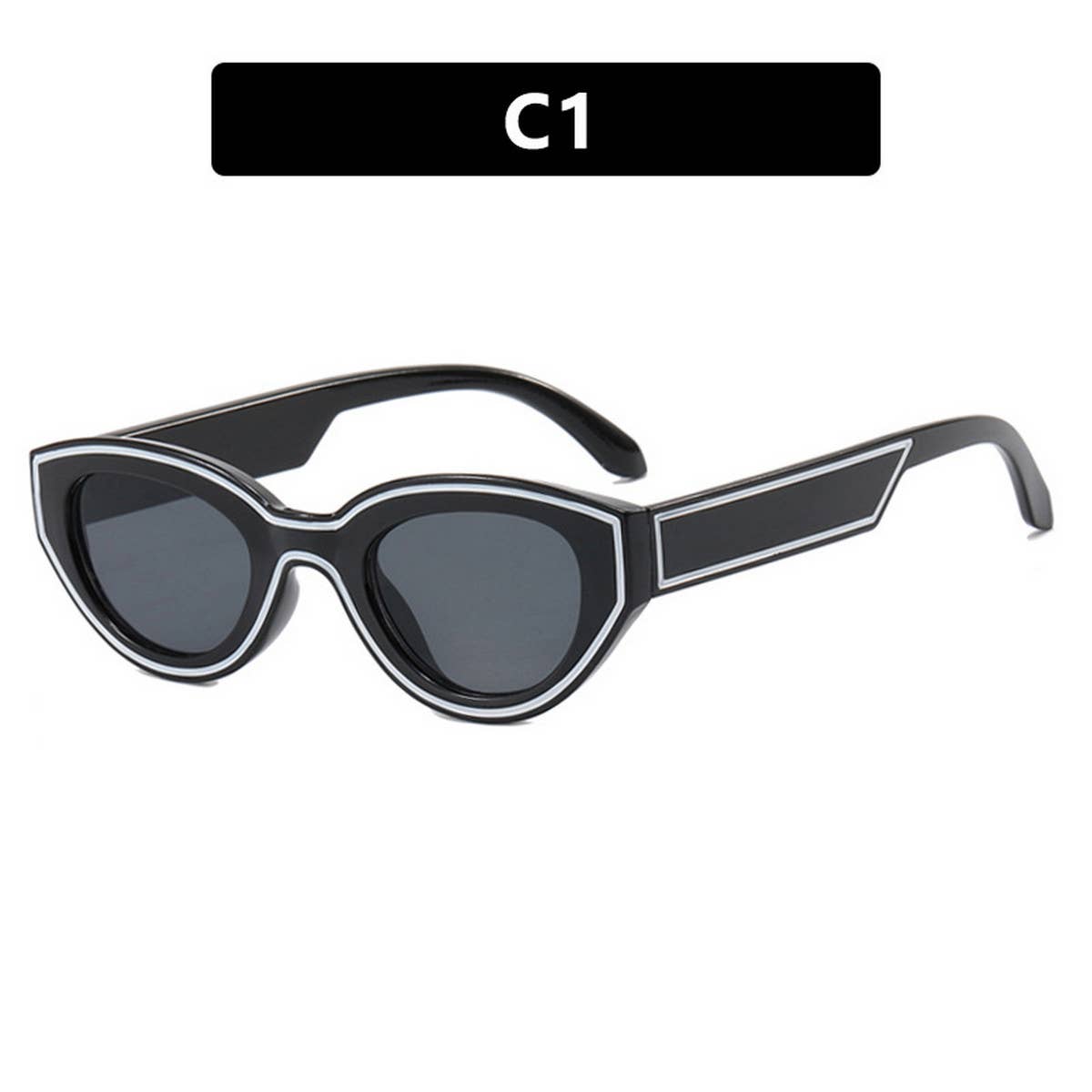 2024 NEW RETRO DOT PAINT CAT EYE SUNGLASSES_CWASG0313