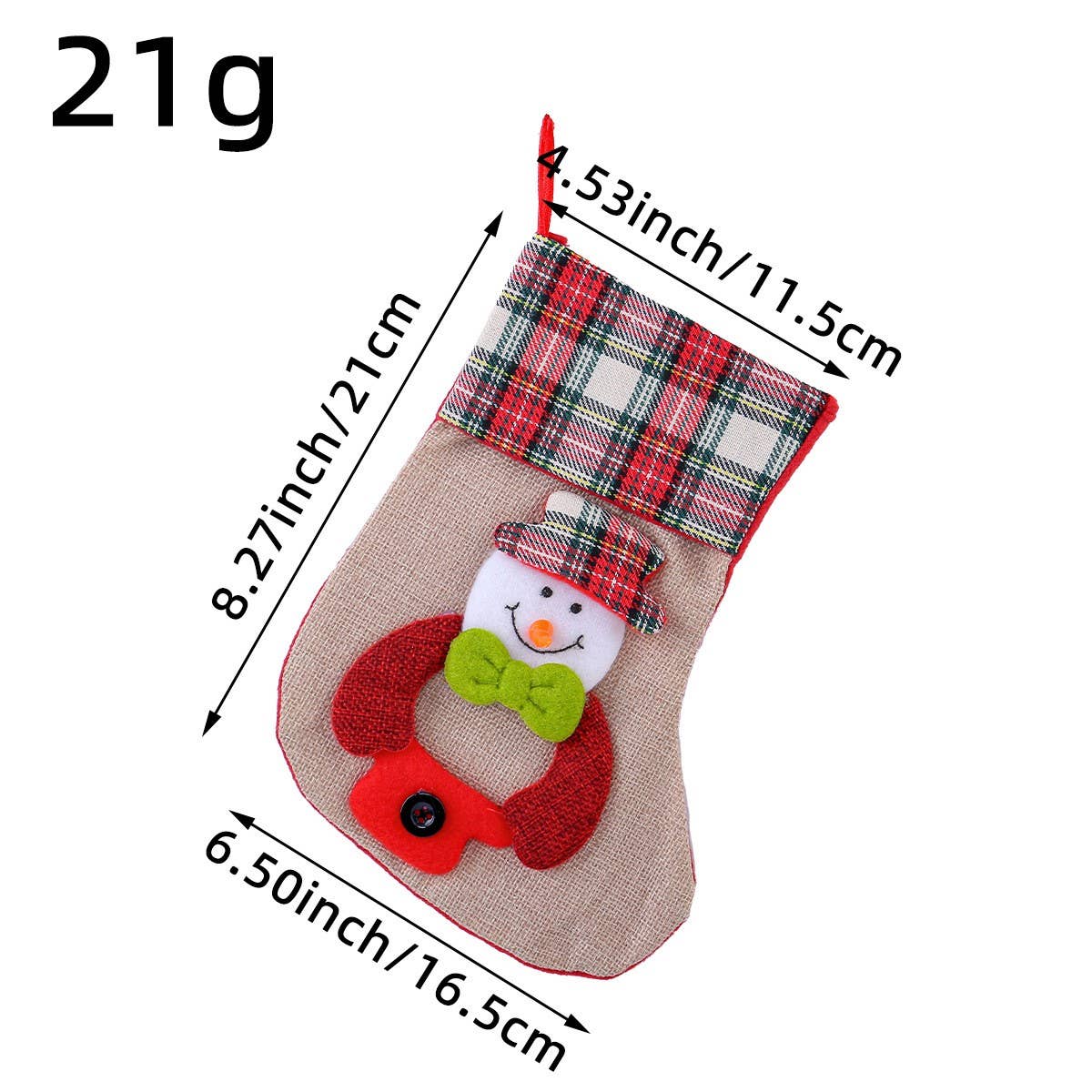 CREATIVE CHRISTMAS TREE PENDANT SOCKS GIFT BAG