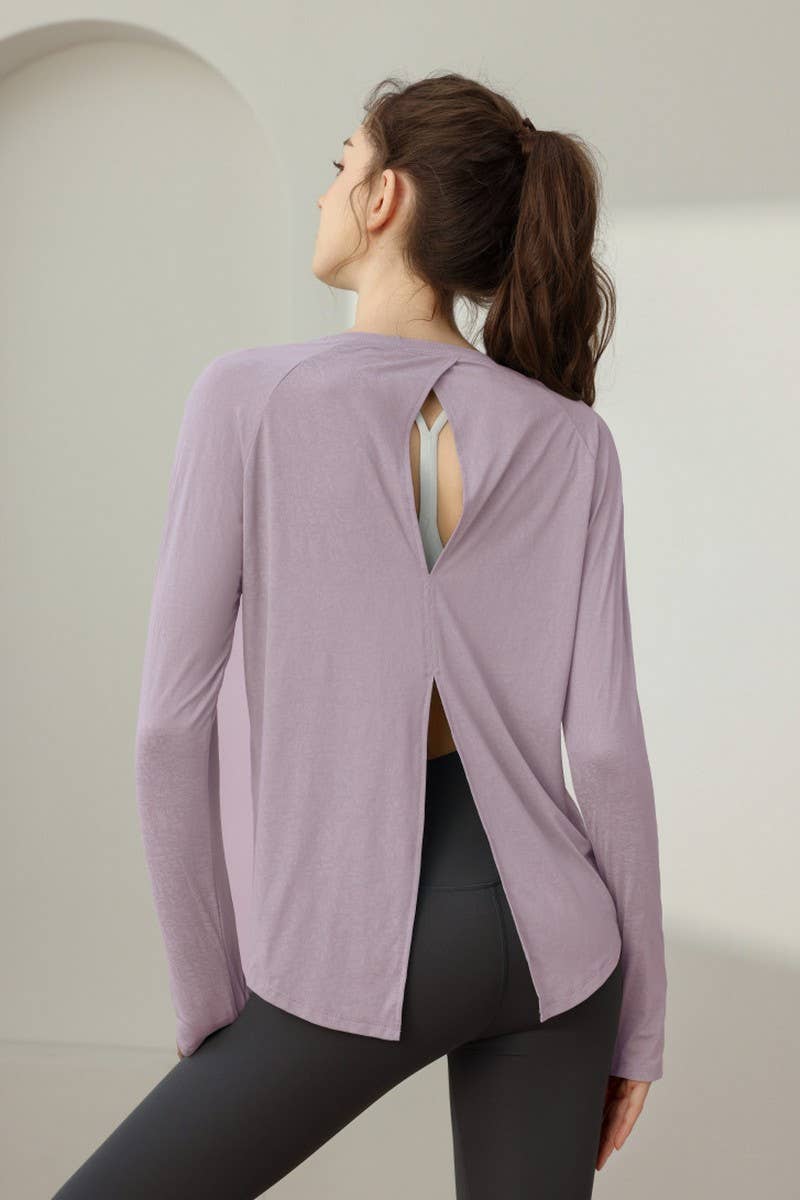 CWTBLL3630_HIGH-END SPORTS STYLE BEAUTIFUL BACK YOGA CLOTHES