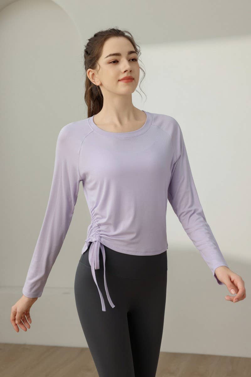 CWTBLL3631_NEW STYLE SPORTS SLIM YOGA TOPS