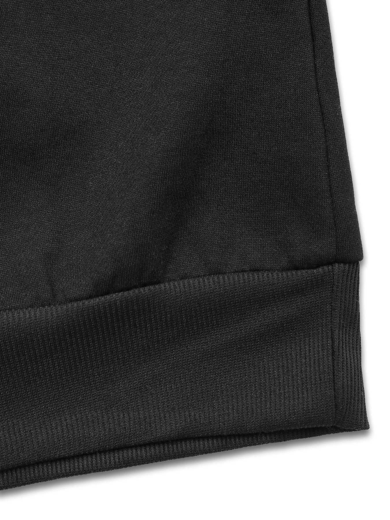 CASUAL ROUND NECK LOVE TOWEL EMBROIDERED HOODIE