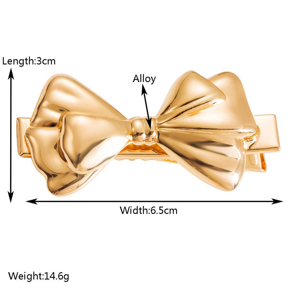 Pearl Bow Spring Hair Clip ??Sweet & Elegant_CWAHA6175