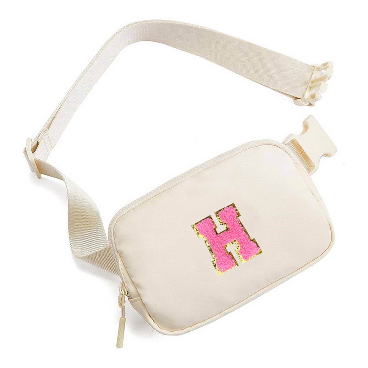 Nylon Letter Belt Bag??Adjustable Sport Waist Pack_CUAB0281