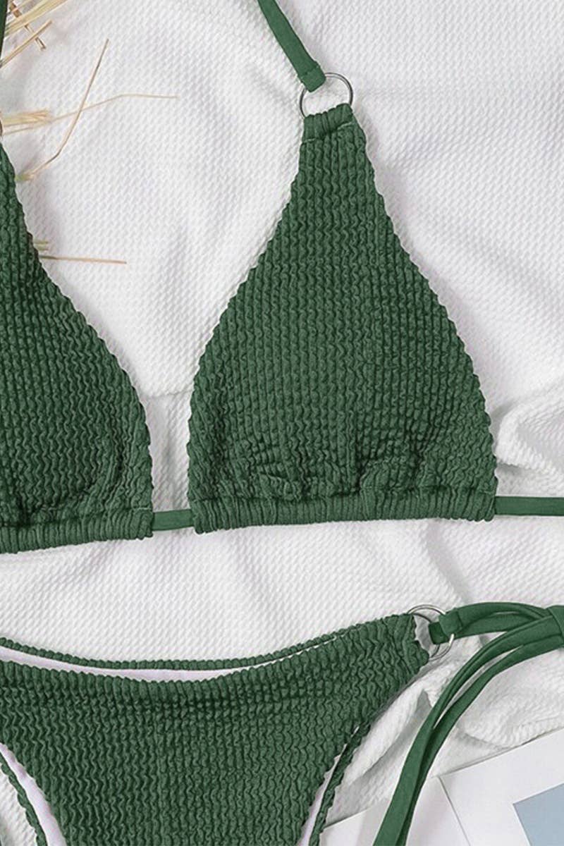 CWMW0808_SOLID COLOR SEXY SPLIT BODY LANYARD SWIMSUIT