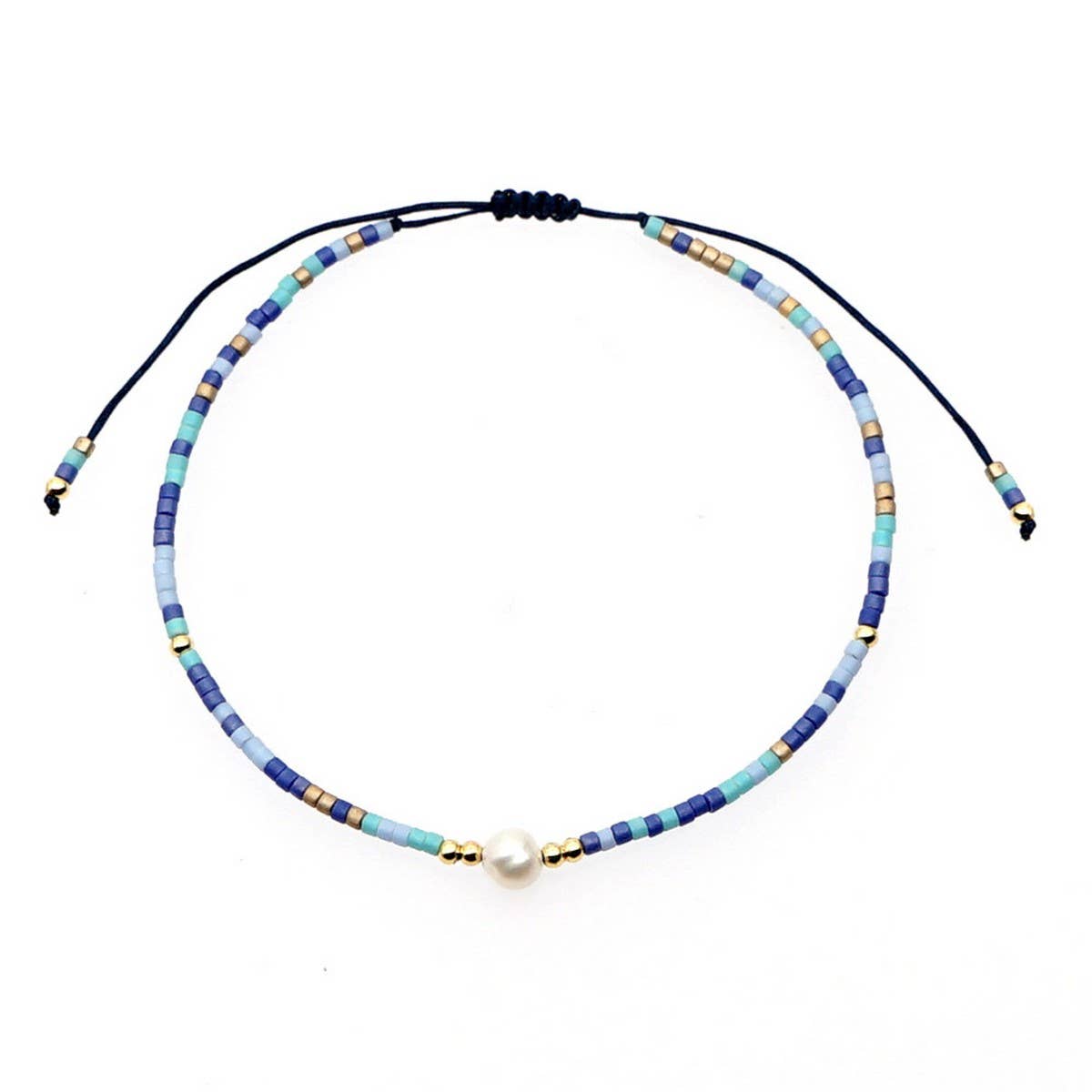 HAND-WOVEN FASHIONABLE RICE BEADS BRACELET_CWAB4621