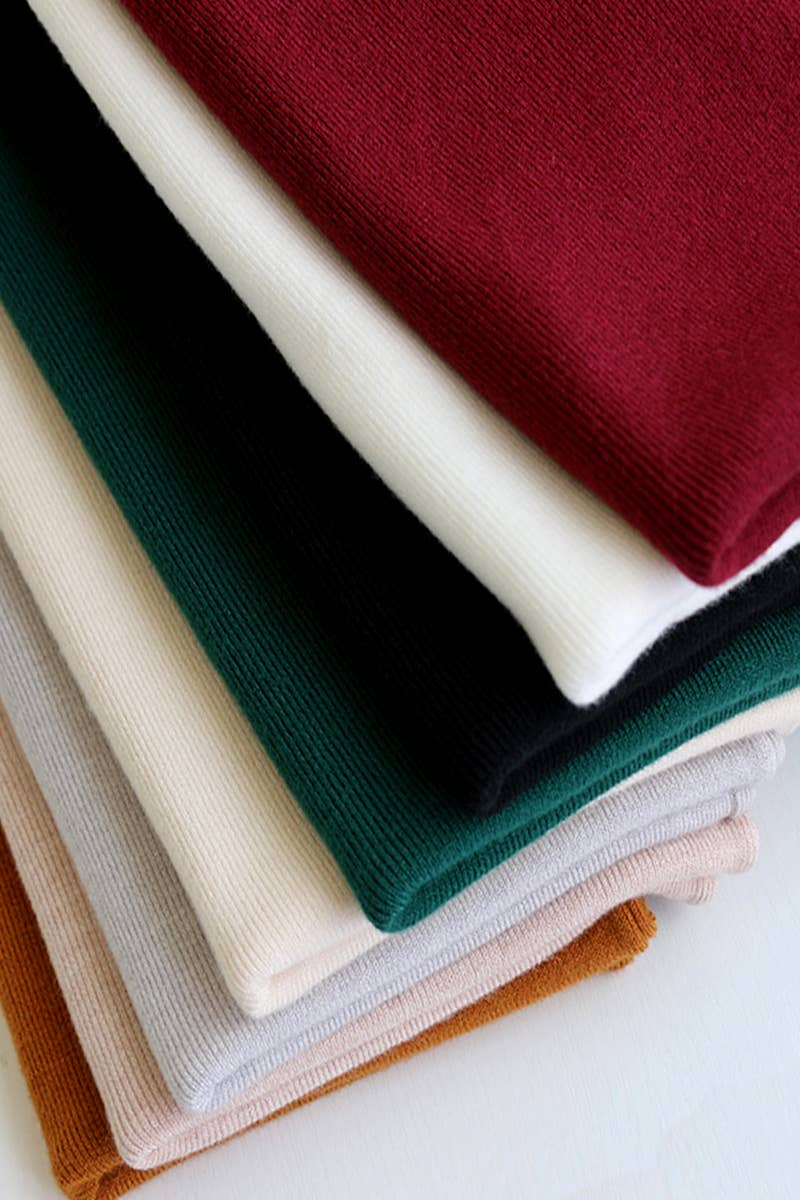 CWOSWL0538_Simple Crew Neck Pullover Sweater