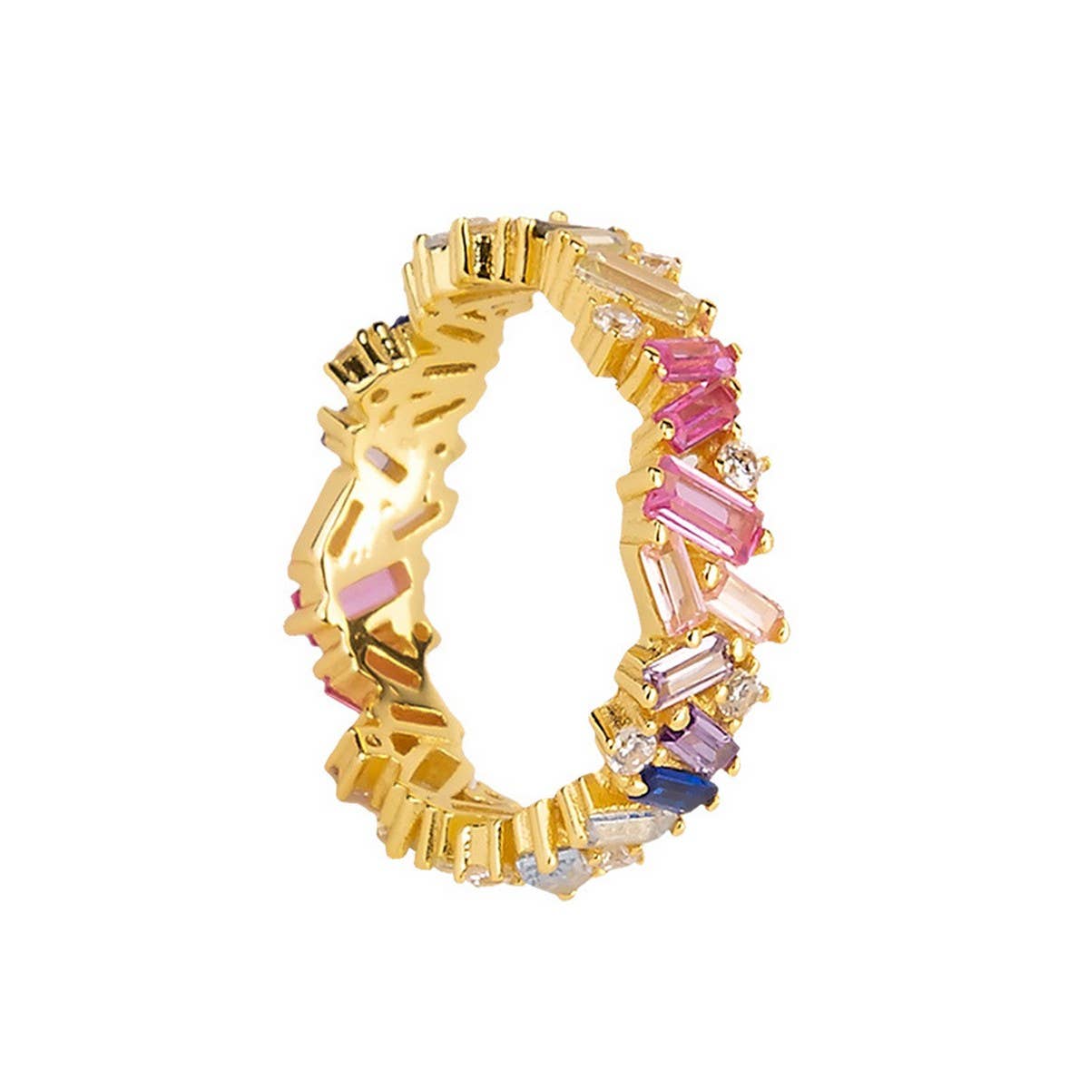 NEW HOT SALE RETRO COLOR IRREGULAR RING