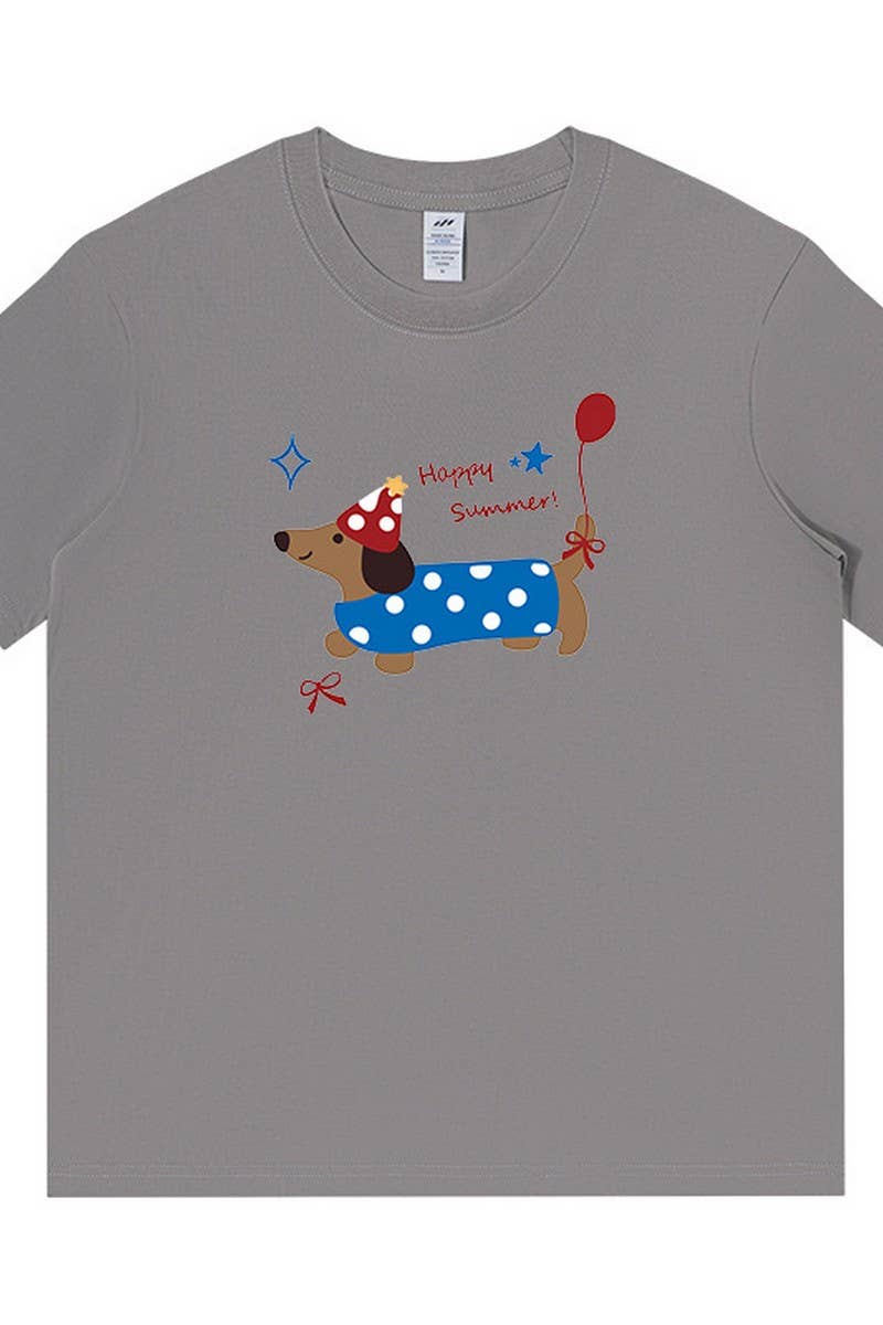 CWTTS1598_SUMMER AGE-REDUCING LAZY STYLE LOOSE T-SHIRT