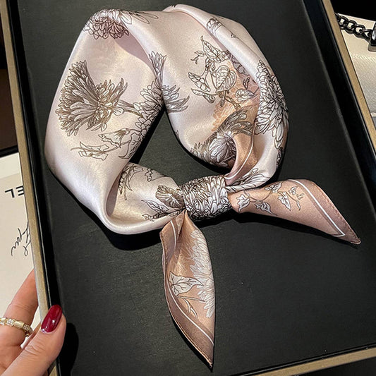 Pure Silk Ribbon Scarf 100% Mulberry Long Tie_CWASC0542