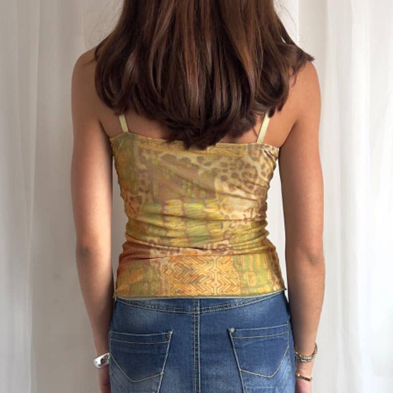 Bow tie design V-neck base vest