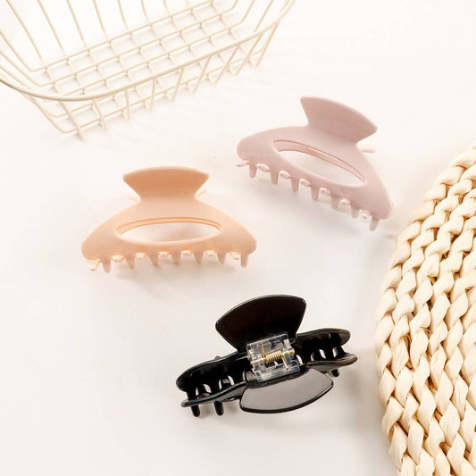 CWAHA1403_SOLID COLOR HAIR CLAW CLIP