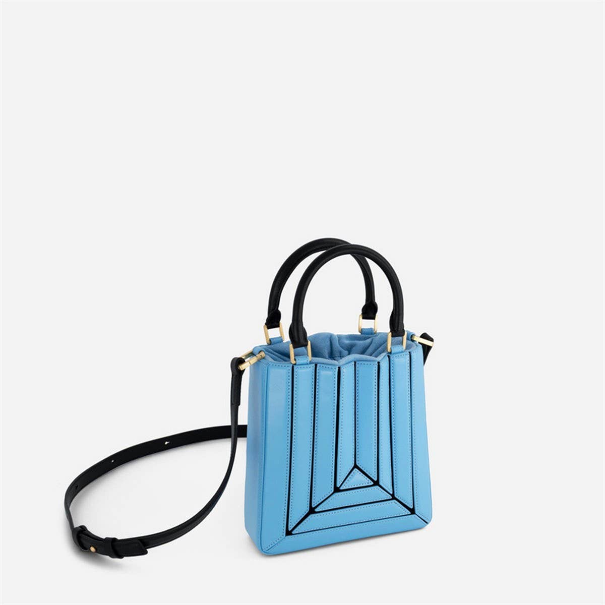SPLICED RAINBOW SHOULDER BAG HANDBAG_CWAB1382