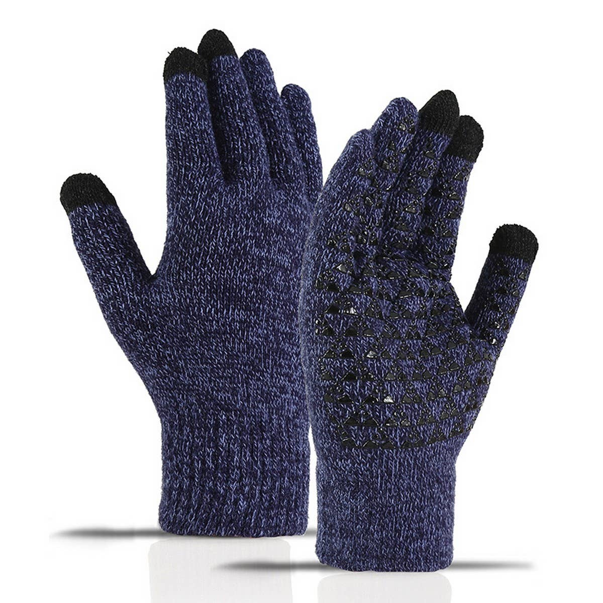 CWAG00542_WINTER KNIT WARM TOUCHSCREEN GLOVES FOR MEN WOMEN