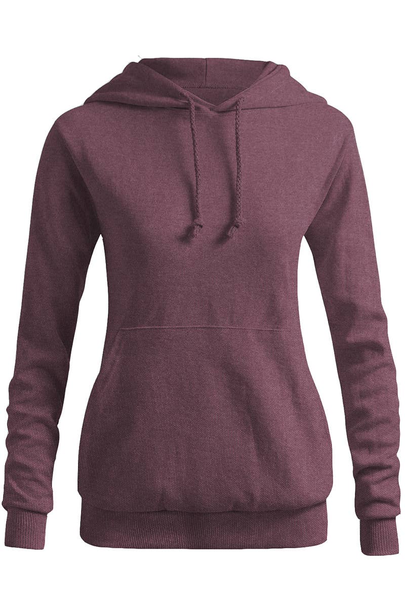 KWOHOL044_Basic Lightweight Pullover Hoodie