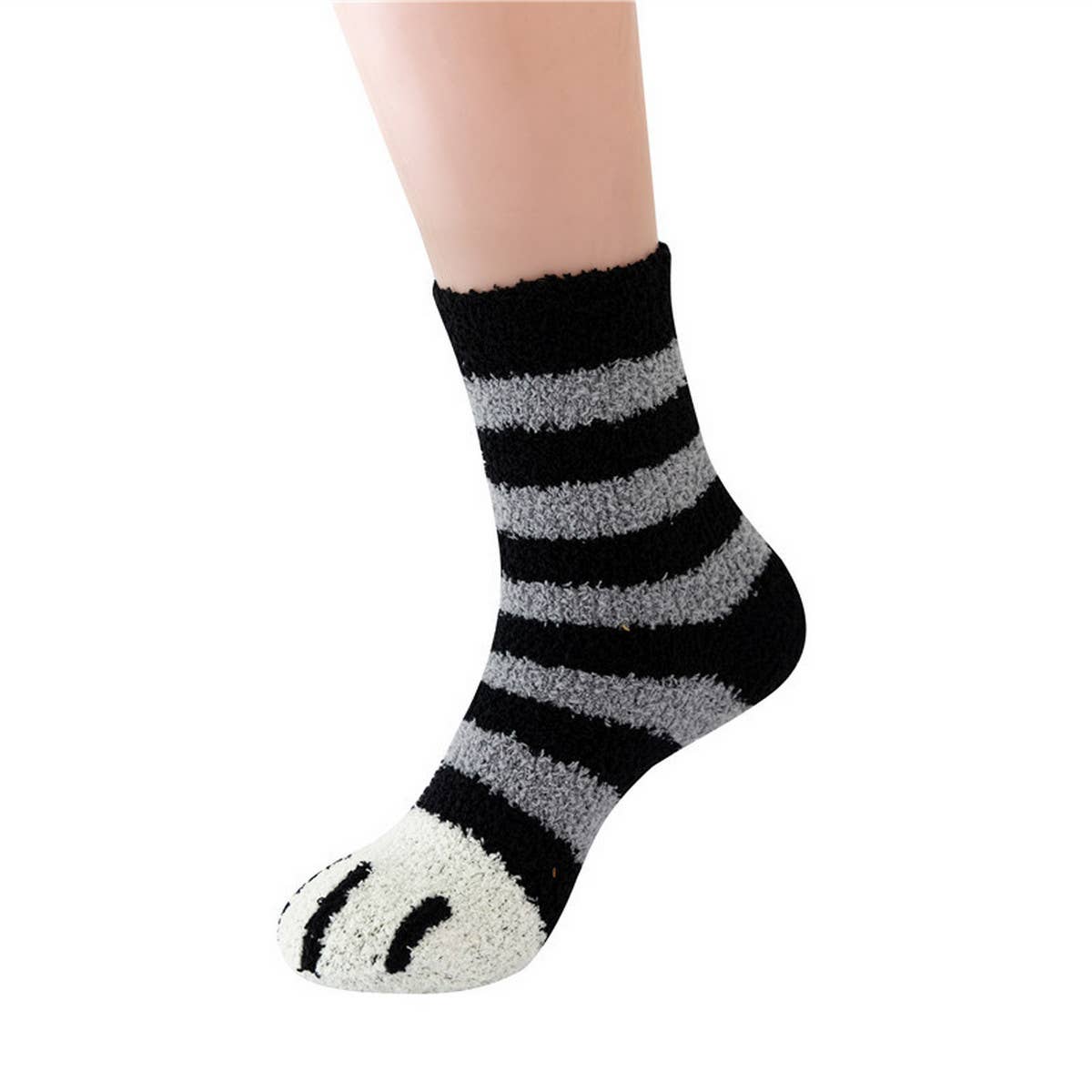 WOMEN HOME PADDED WARM CORAL VELVET SOCKS